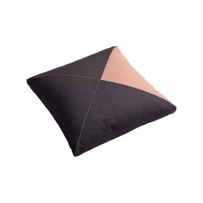 Fabric cushions - Nude 5 — Shell Pink / Rain Pebble / Silver Gray, 40×40 cm - SOFEN