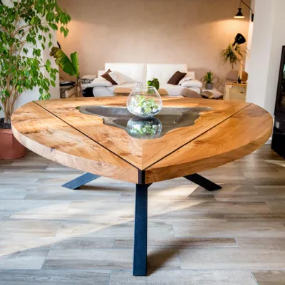 Pièces uniques - Table à manger Montagnon - HERON DESIGN
