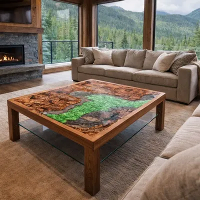 Unique pieces - Broceliande coffee table - HERON DESIGN