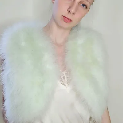 Prêt-à-porter - Gilet en plume soyeuse - MARCY PLUMASSIER - FEATHERS