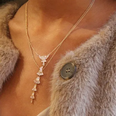 Jewelry - PL-OR 750 3MIC Snow Angle Collar - ATELIER J.FB FRANCE