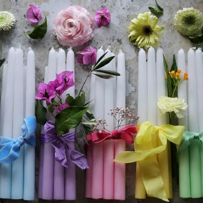 Objets de décoration - Bougies Bicolores - CIERGERIE DES PREMONTRES