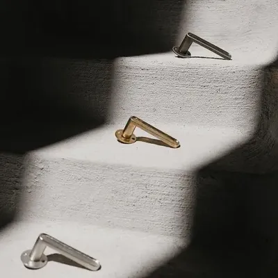 Decorative Ironwork - Dauby door handle Cast/50F - DAUBY SA