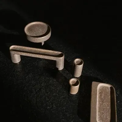 Decorative Ironwork - Dauby door handle Cast/50F - DAUBY SA