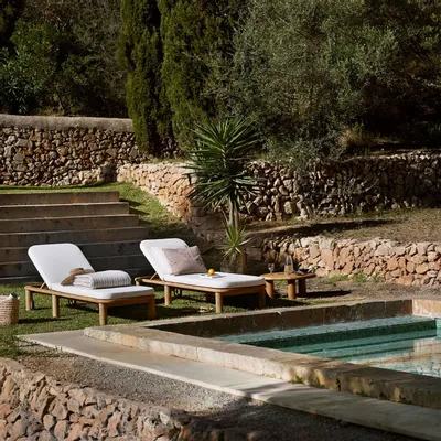 Chaises de jardin - Mobilier d'extérieur en teck - TINEKHOME