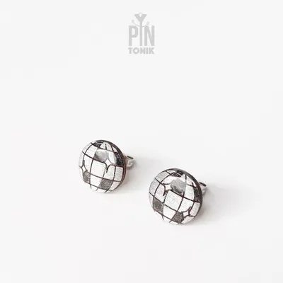 Bijoux - Boucles d'oreilles boules disco rétro - Bijou tendance cowgirl de l'espace pour une soirée années 90 - Boucles d'oreilles Y2K - Cadeau pour une meilleure amie ou pour un 40e anniversaire - PENTIK