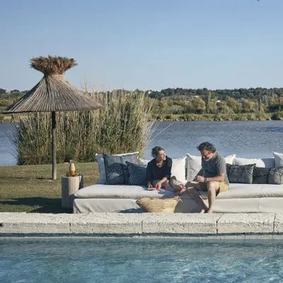 Canapés de jardin - GYPSET outdoor modular sofa - MAISON DE VACANCES