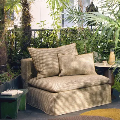 Lawn armchairs - GYPSET outdoor armchair - MAISON DE VACANCES