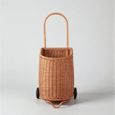 Garden accessories - Marché Wicker Market Cart - LO-FI HOUSE