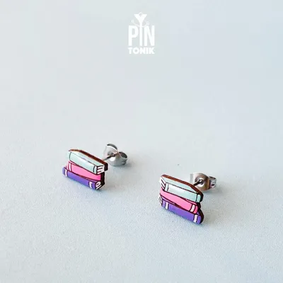 Jewelry - Book Lover Earrings - Bookish Jewelry Gifts for Readers or Teacher - PINTONIK