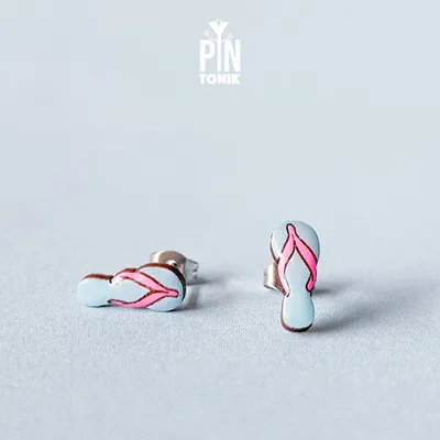 Jewelry - Flip Flops Fun Earrings - Summer Beach Jewelry - PINTONIK