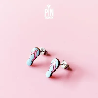 Jewelry - Flip Flops Fun Earrings - Summer Beach Jewelry - PINTONIK