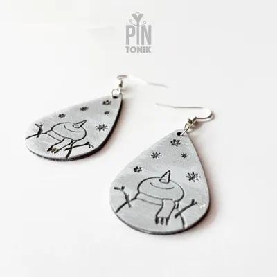 Jewelry - Snowman Earrings - Christmas Jewelry - Fun Snow Man Dangle Earrings - PINTONIK