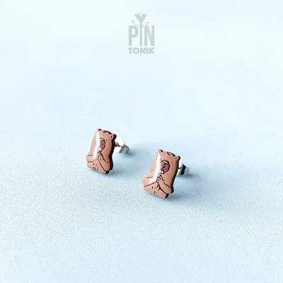 Jewelry - Beaver Stud Earrings - PINTONIK