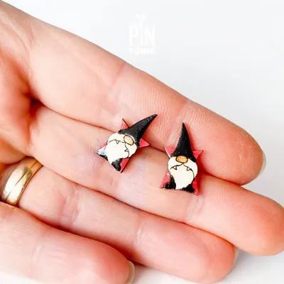 Bijoux - Boucles d'oreilles gnome vampire Dracula - Bijoux gothiques pour Halloween - PINTONIK