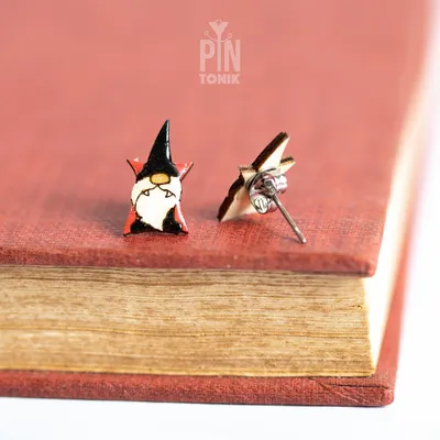 Bijoux - Boucles d'oreilles gnome vampire Dracula - Bijoux gothiques pour Halloween - PINTONIK