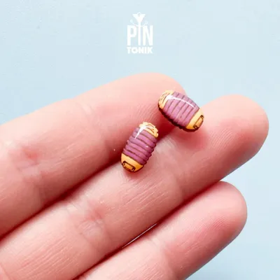 Jewelry - Isopod Earrings - Quirky Rolly Polly Bug Jewelry - Pill Bug Halloween Costume Accessory - PINTONIK