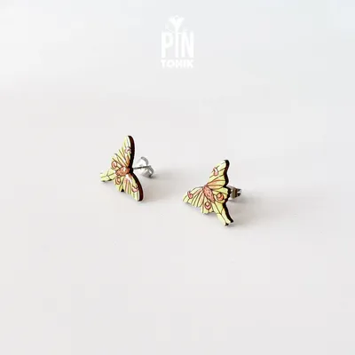 Jewelry - Cottagecore Luna Moth Earrings - Boho Witchy Jewelry Gift for 30th Birthday or Roommate gift - Witchcraft Funky Earrings - PINTONIK