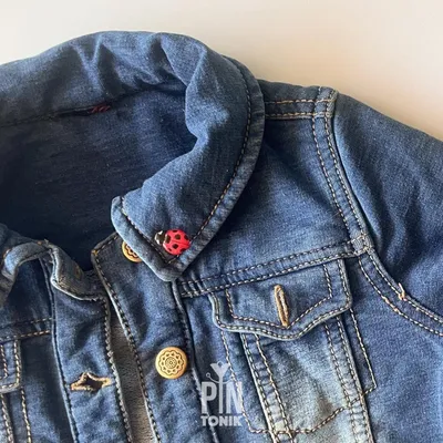 Jewelry - Mini Ladybug Pin: Wooden Ladybird Beetle Brooch, Cottagecore Jewelry - PINTONIK