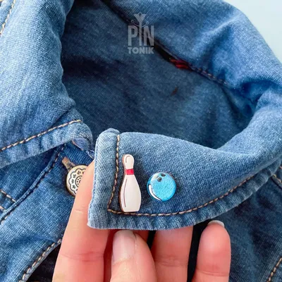 Bijoux - Quilles de bowling Ita Bag Pins : Ensemble de bijoux d'équipe pour le jour du match - PINTONIK