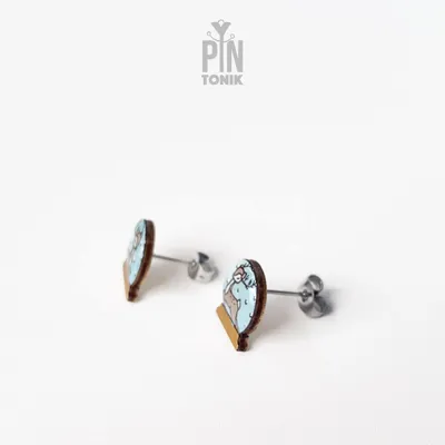 Jewelry - Reindeer in Snow Globe Earrings - Fun Christmas Jewelry - Festive Winter Earrings - PINTONIK