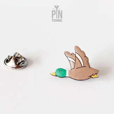 Bijoux - Broche Canard colvert - PINTONIK