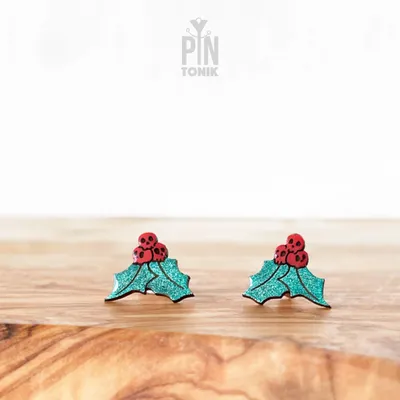 Bijoux - Boucles d'oreilles gothiques de Noël - Boucles d'oreilles à clous en forme de crâne effrayant - PINTONIK