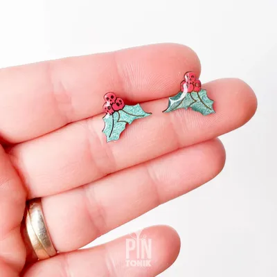 Bijoux - Boucles d'oreilles gothiques de Noël - Boucles d'oreilles à clous en forme de crâne effrayant - PINTONIK