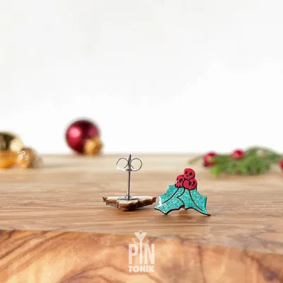 Bijoux - Boucles d'oreilles gothiques de Noël - PINTONIK