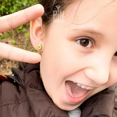 Jewelry - Avocado Vegetable Earrings - Tiny Stud Earrings - Miniature Food Jewelry - Funny Foodie Gift - PINTONIK