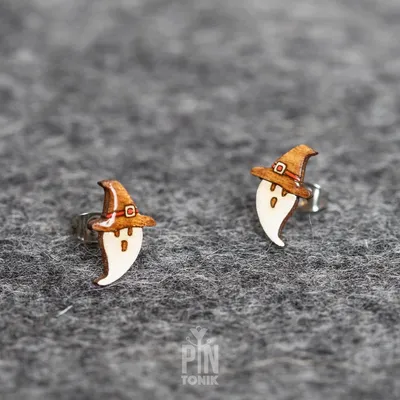 Bijoux - Boucles d'oreilles fantômes effrayantes - PINTONIK