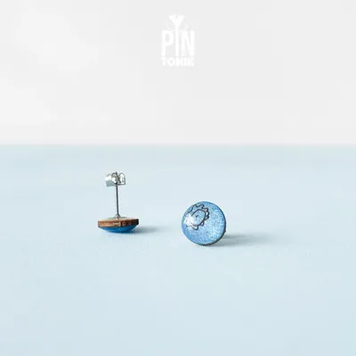 Jewelry - Blueberry Stud Earrings - PINTONIK