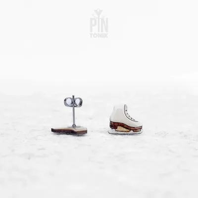 Bijoux - Boucles d'oreilles patins à glace originales - PINTONIK