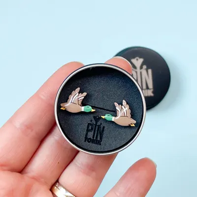 Jewelry - Flying Mallard Duck Earrings - PINTONIK