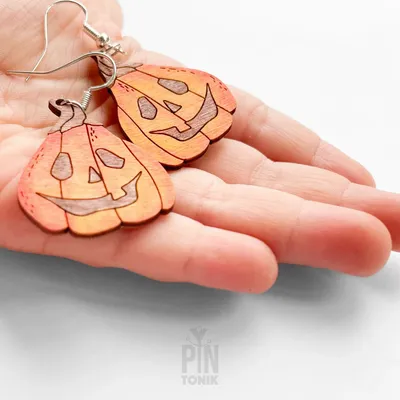 Jewelry - Jack O Lantern Earrings - PINTONIK