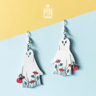 Jewelry - Halloween Ghost Earrings - PINTONIK