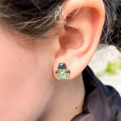 Jewelry - Haunted Mansion Stud Earrings - Spooky Halloween Jewelry - PINTONIK