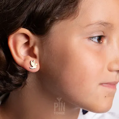 Jewelry - White Dove Stud Earrings - PINTONIK