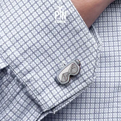 Jewelry - Ski Goggles Cufflinks - Snowboard Gifts - Winter Wedding Groom Cuff Links - PINTONIK