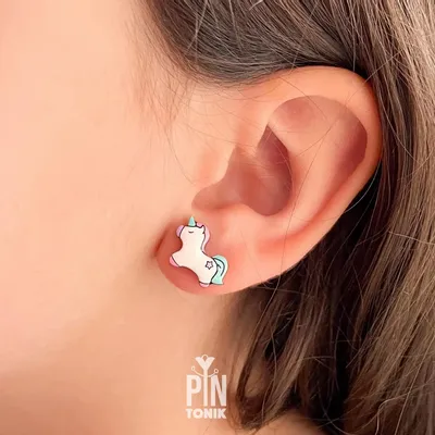 Bijoux - Boucles d'oreilles licorne - Accessoires de cosplay licorne pour Halloween - Bijoux d'oreilles délicats et fantaisistes - PINTONIK
