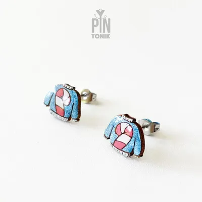 Bijoux - Boucles d'oreilles pull de Noël moche - Clous d'oreilles originaux pour les fêtes - PINTONIK