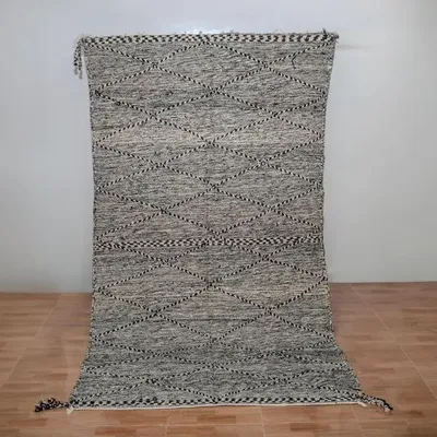 Autres tapis - tapis kilim zanafi gris - IZDWAN