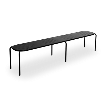 Bancs - Banc Hyphen 180 cm Gris Noir - CORNILLEAU