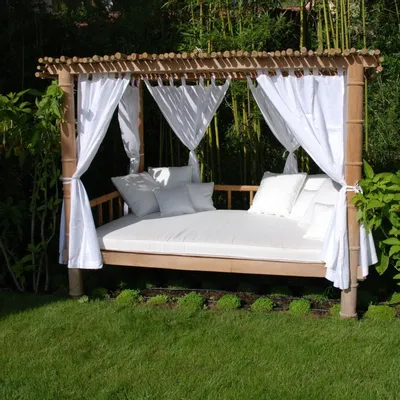 Gazebos - MOANA - Gazebo, daybed, outdoor bed, lounger, shade - HONEYMOON