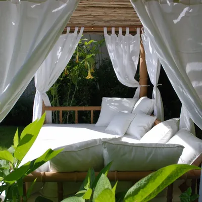 Gazebos - MOANA - Gazebo, daybed, outdoor bed, lounger, shade - HONEYMOON