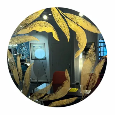Mirrors - MIRROR - GOLD PRINT - 130 CM - MIRO’ART™- ORSIGNÉ™ BY AMANDINE MANGENOT