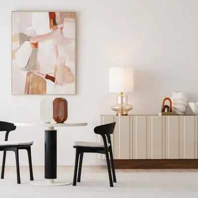 Sideboards - FURNITURE COLLECTION. OBI. BEIGE LACQUER FINISH AND WALNUT - VP INTERIORISMO