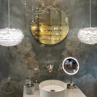 Mirrors - MIRROR - SILVER VELVET - 60 CM - MIRO’ART™- ORSIGNÉ™ BY AMANDINE MANGENOT