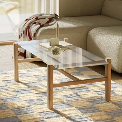 Tables basses - Table basse TAN en chêne - UPPER HALF