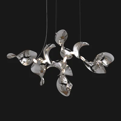 Hanging lights - Dune 10 Cluster – Modular Sculptural Chandelier Luminaire - MOSS OBJECTS